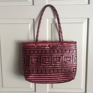 Handmade wicker purse